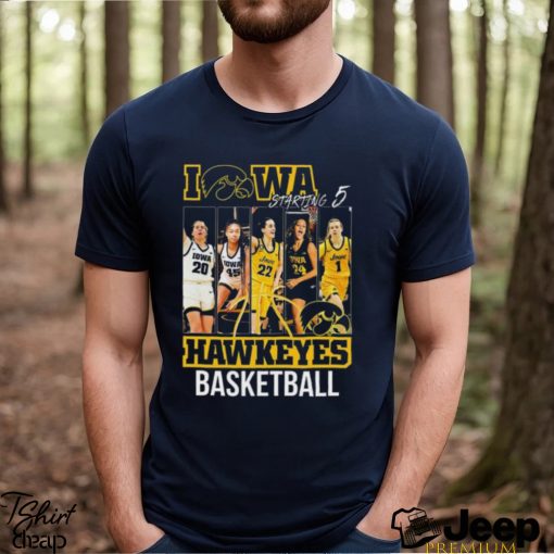 Official iowa Hawkeyes Starting 5 Women’s Basketball Shirt