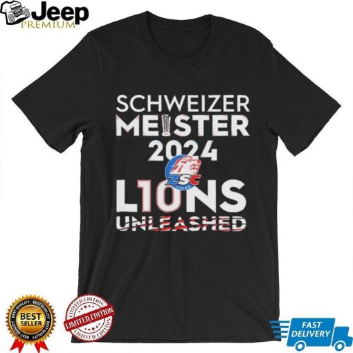 ZSC Lions Schweizer Meister 2024 L10ns Unleashed T Shirt