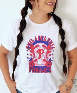 Philadelphia Phillies New Era White Ringer T Shirt