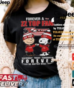 ZZ Top Snoopy Forever Fan No Matter What Yesterday Today Tomorrow Shirt