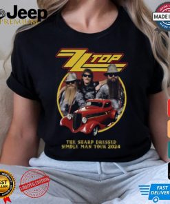 ZZ top the sharp dressed simple man tour 2024 shirt