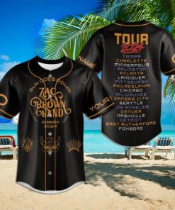 Zac Brown Band Summer 2024 Tour Custom Baseball Jersey