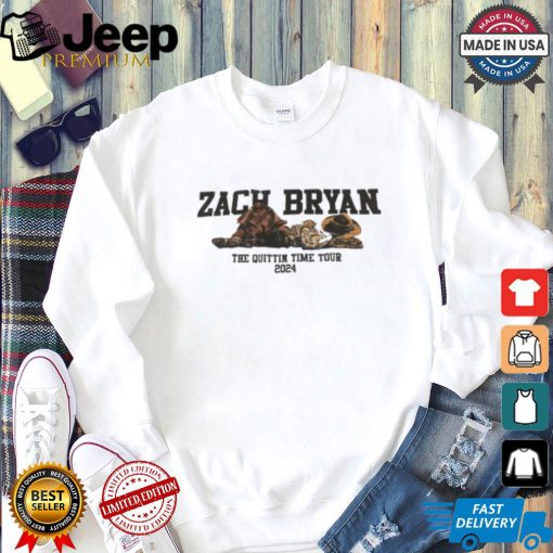 Zach Bryan the Quittin Time Tour 2024 shirt