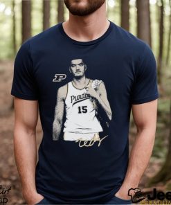 Zach Edey Purdue Boilermakers basketball signature potrait shirt