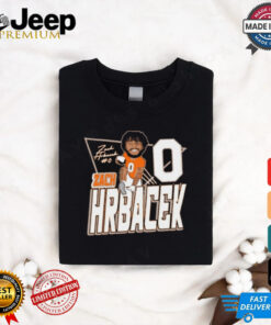 Zach Hrbacek 0 NCAA Sam Houston Bearkats football Caricature Signature t shirt