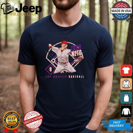 Zach Neto Los Angeles Ballpark Baseball shirt