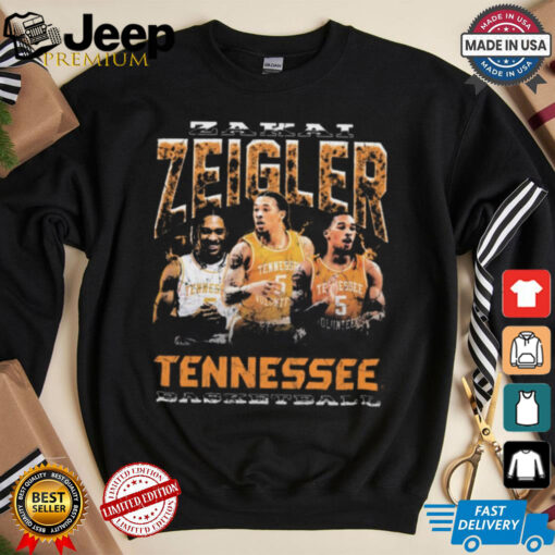 Zakai Zeigler Tennessee Volunteers Basketball 90s Graphic NCAA 2024 t shirt