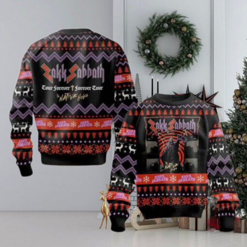 Zakk Sabbath The Native Howl Christmas Sweater Chirstmas Gifts 2024 Xmas For Family And Friends Ugly Sweater