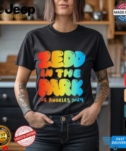 Zedd In The Park Los Angeles 2024 t shirt