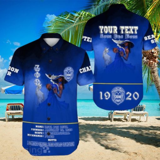 Zeta Phi Beta Motto Hawaiian Shirt For Men And Women