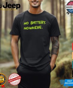 Zoe Bread No Battery Nowhere T shirt