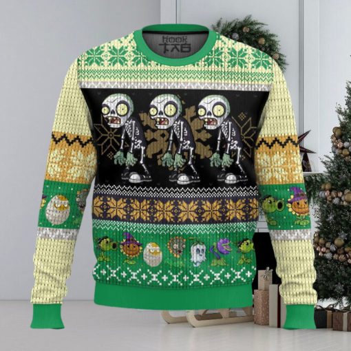 Zombie vs Plants Ugly Christmas Sweater