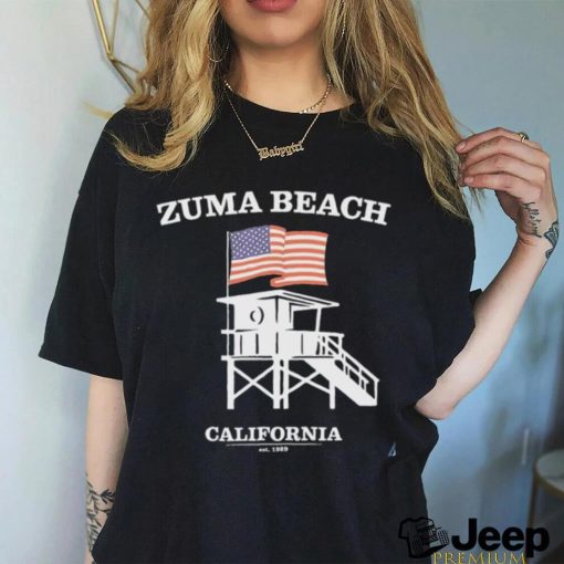 Zuma Beach California American Shirt