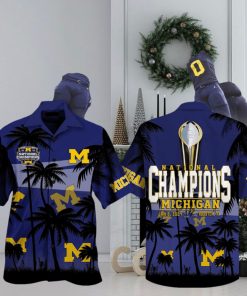 National Champions Michigan Wolverines Jan 8 , 2024 Houston, TX Hawaiian Shirt