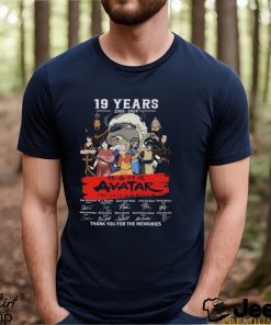 19 Years 2005 – 2024 Avatar The Last Airbender Thank You For The Memories T Shirt