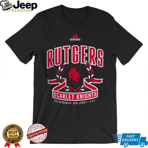 adidas Men's Rutgers Scarlet Knights Black Class Dismissed T Shirt