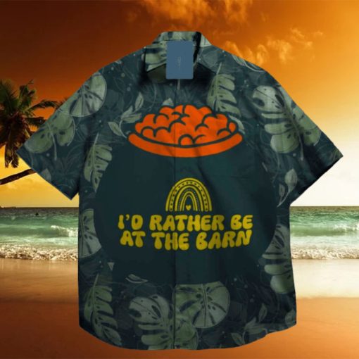 barn lucky shamrock leprechaun st patrick day hawaiian shirt