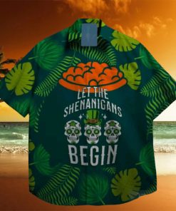 begin lucky leprechaun st patrick day hawaiian shirt