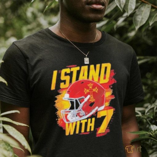 Trending I Stand With 7 Harrison Butker Chiefs Helmet Shirt