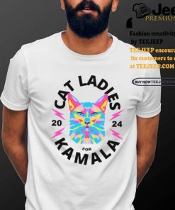 cat ladies for kamala 2024 shirt