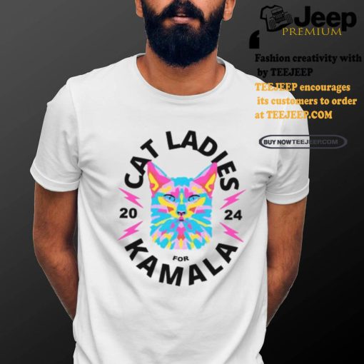 cat ladies for kamala 2024 shirt