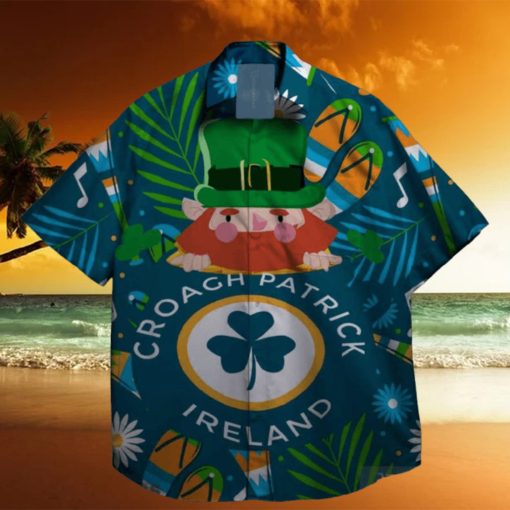 croach patrick ireland shamrocks st patrick day hawaiian shirt