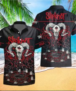 Personalized Slipknot Goat Metal Music Hawaiian Shirt