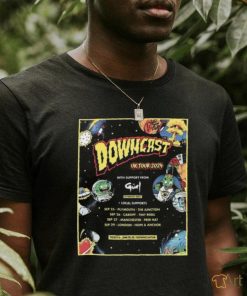 downcast Announce September 2024 UK Tour Poster Shirt