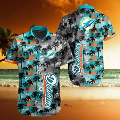 Tropical Coconut NFL Miami Dolphins Hawaiian Shirt