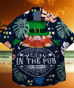 everybody in the beer pub gettins tipsy st patrick day hawaiian shirt exclusive