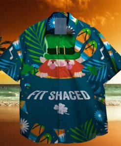 fit shaced and shamrocks st patrick day hawaiian shirt