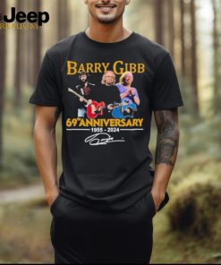 Barry Gibb 69th Anniversary 1955 2024 Signature T Shirt