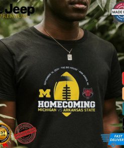 Michigan Wolverines Valiant Blue 2024 Homecoming Gameday Shirt