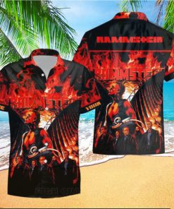 Personalized Rammstein Band Fashion Hawaiian Shirt