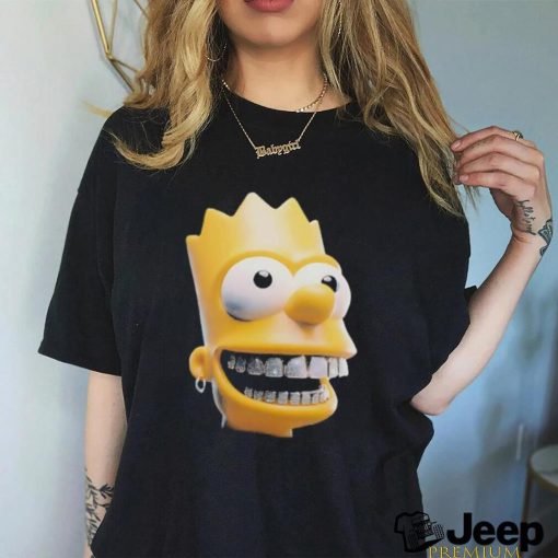 Bart Simpson big face graphic shirt