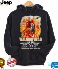 The Walking Dead 2010 2024 they are the Ones who live signatures shirt