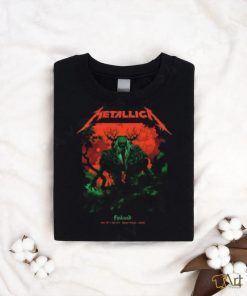 Metallica Finlandia M72 World Tour Poster At Olympic Stadium In Helsinki On June 7th And 9th 2024 Art By Kenta Taylor Classic T Shirt