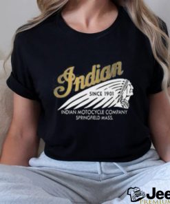 indian since 1901 indian motocycle company springfield mass american indian american shirt