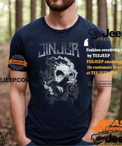 injer Gasmask Skull T Shirt