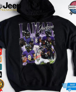 intage 90s Graphic Style Lamar Jackson shirt