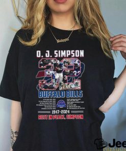 j. simpson buffalo bills 1947 2024 rest in peace shirt