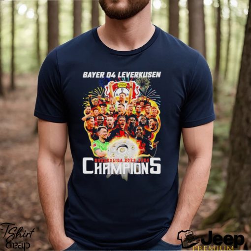 Bayer 04 Leverkusen Bundesliga 2023 2024 Champions shirt