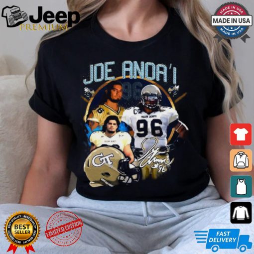 joe Anoa’i Georgia Tech Yellow Jackets football vintage shirt