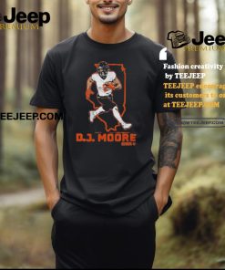 Official Chicago Bears DJ Moore State Star Shirt