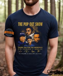 The Pop Out Show Thank You For The Memories Dr. Dre, Tyler The Creator, YG, Kendrick Lamar T Shirt