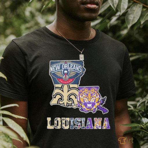 Official Louisiana Sports Teams Logo 2024 Shirt