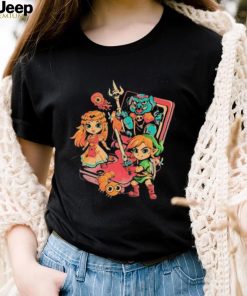 Brave Game Zelda Black Shirt