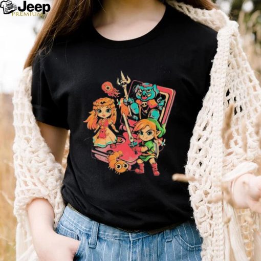 Brave Game Zelda Black Shirt