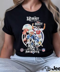 Official Tom Brady New England Patriots 12 Jersey Retirement Unisex T Shirt