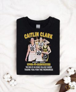 Caitlin Clarks Iowa Hawkeyes 2020 2024 Thank You For The Memories T Shirt